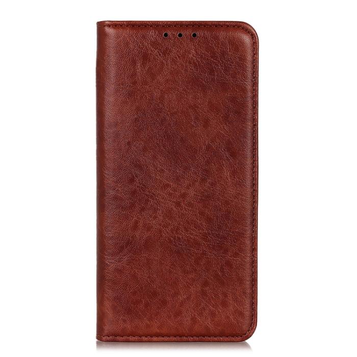 Bild 2,  iPhone 15 Pro Fodral Flip Crazy Horse Brun
