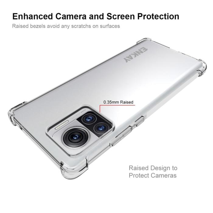 Bild 3, ENKAY ENKAY Motorola Edge 30 Ultra 5G Skal Shockproof TPU Transparent