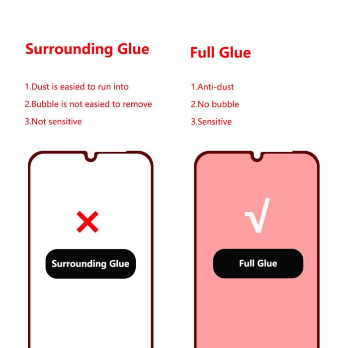Bild 3, HAT PRINCE Samsung Galaxy A12 - HAT PRINCE Heltäckande Skärmskydd I Härdat Glas
