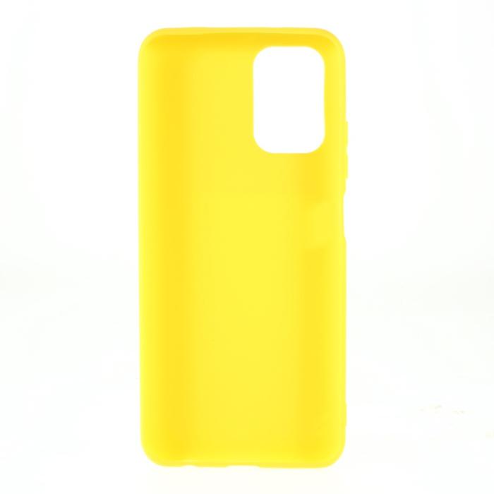 Bild 3,  Xiaomi Redmi Note 10S - Matt TPU Skal - Gul