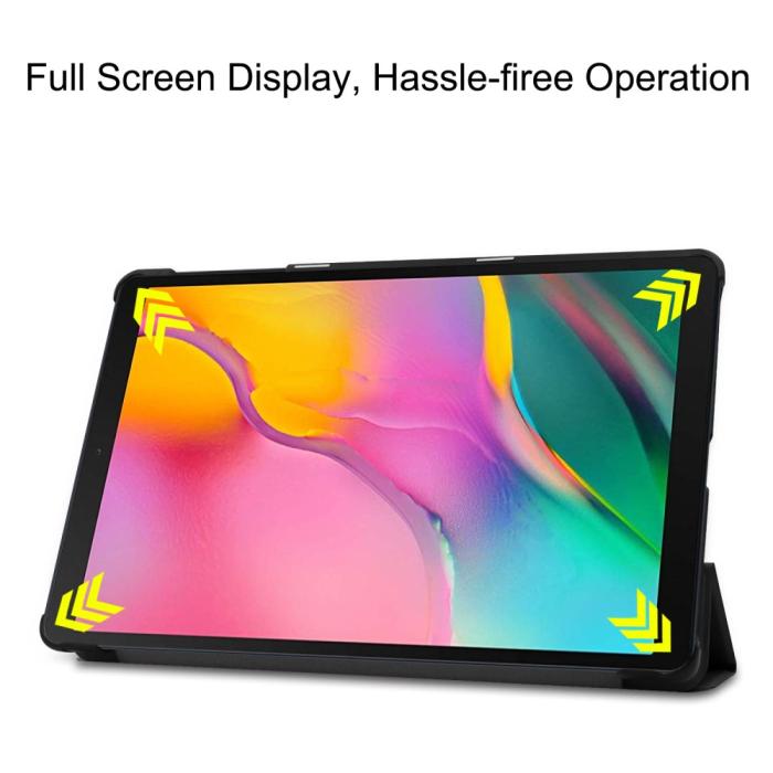 Bild 4,  Samsung Galaxy Tab A 10.1 (2019) - Tri-Fold Fodral - Svart