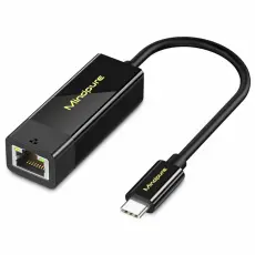 MINDPURE MINDPURE USB-C - RJ45 N&auml;tverksadapter Svart