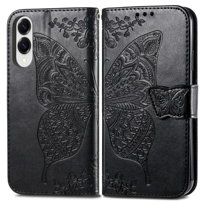 Bild 2,  Samsung Galaxy S25 Edge Fodral Med Fjäril Tryck Svart