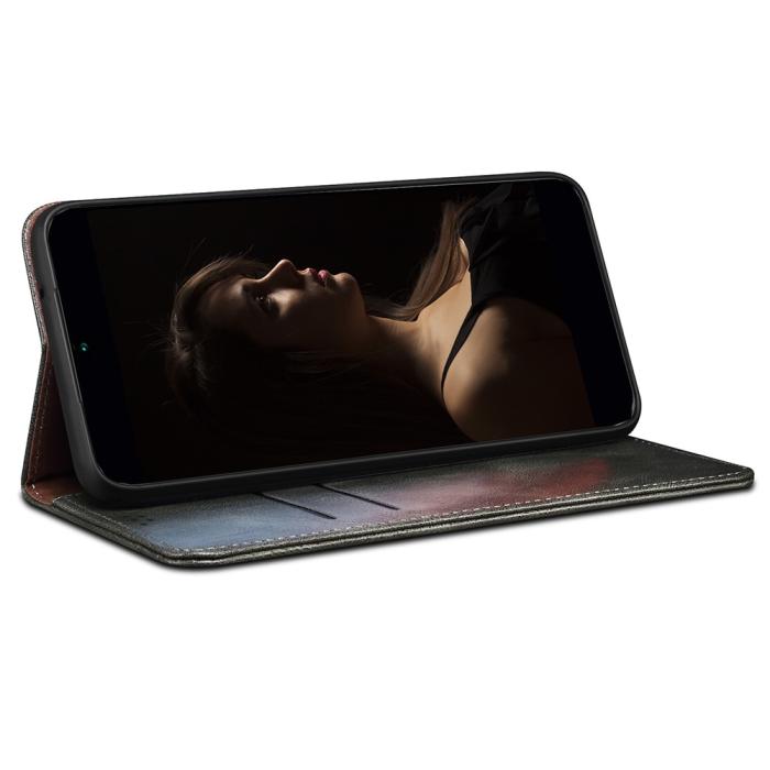 Bild 5,  OnePlus Nord CE 2 5G Fodral Flip Crazy Horse Grön