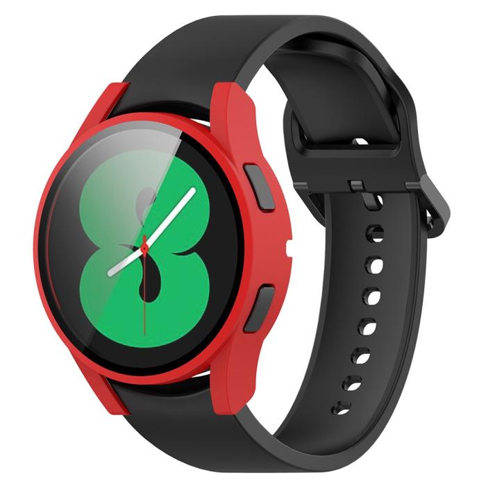 Bild 2,  Galaxy Watch FE 4 40 mm Skal Med Skärmskydd Röd