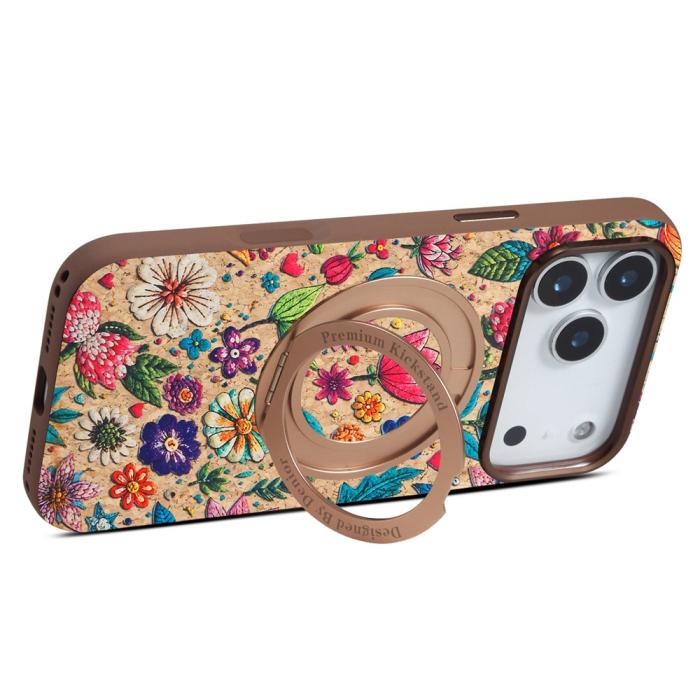 Bild 3, DENIOR DENIOR iPhone 18 Pro Max/17 Pro Max Skal MagSafe Blommor