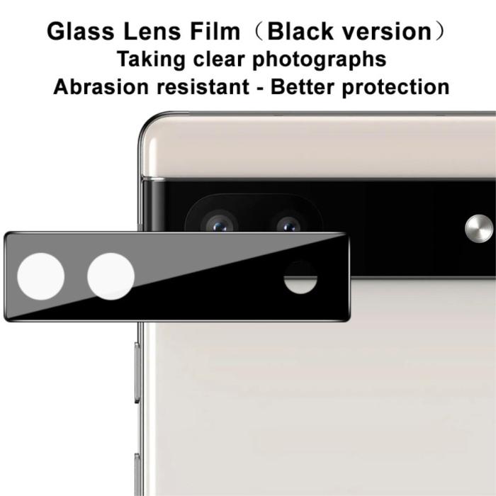 Bild 4, IMAK IMAK Google Pixel 6A Linsskydd Härdat Glas Svart