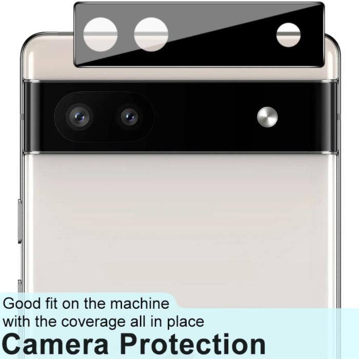 Bild 5, IMAK IMAK Google Pixel 6A Linsskydd Härdat Glas Svart