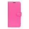 Sony Xperia 5 V Fodral Litchi Textur Rosa