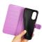  Sony Xperia 5 V Fodral Litchi Textur Lila