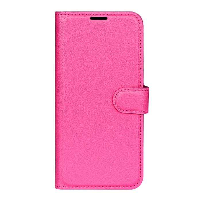 Bild 6,  Sony Xperia 5 V Fodral Litchi Textur Rosa
