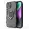  iPhone 15 Skal Hybrid Armor Ring Svart