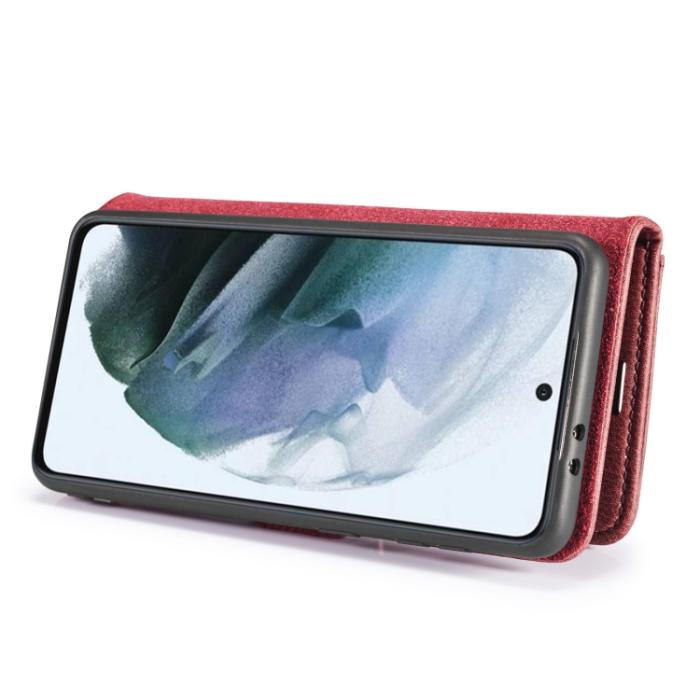 Bild 4, DG.MING DG.MING Samsung Galaxy S21 FE 2in1 Magnet Fodral / Skal Vinröd