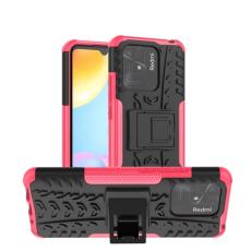  Xiaomi Redmi 10C Skal Ultimata St&ouml;tt&aring;ligt med St&ouml;d Rosa