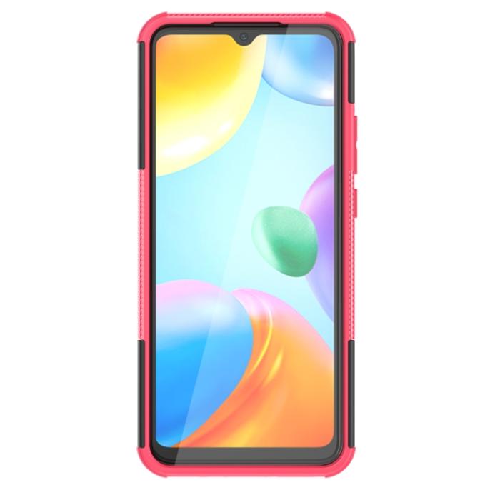 Bild 3,  Xiaomi Redmi 10C Skal Ultimata Stöttåligt med Stöd Rosa