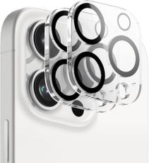  2-Pack iPhone 16 Pro Linsskydd I H&auml;rdat Glas