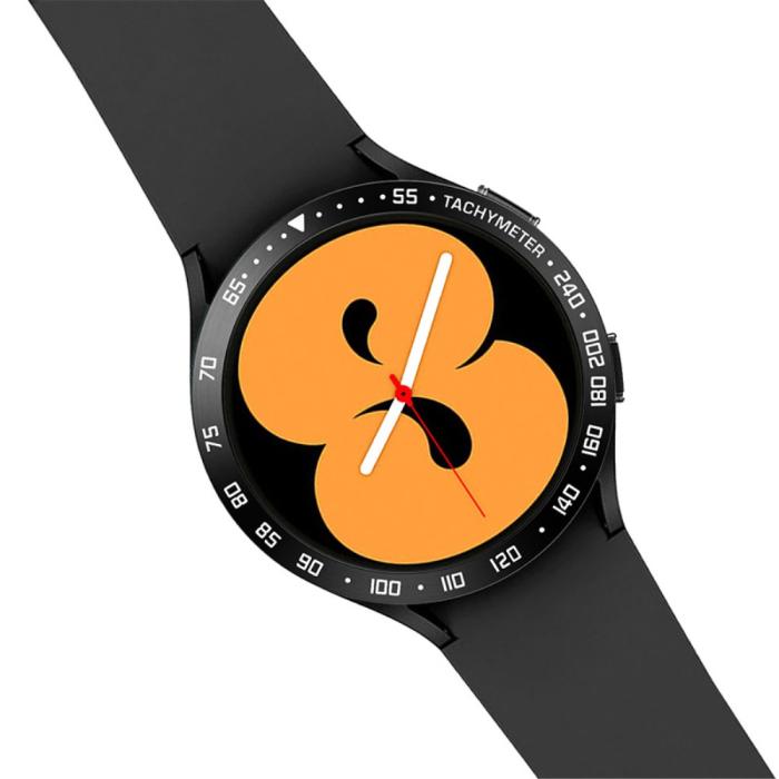 Bild 3,  Bezel Skyddande Ring Galaxy Watch4 Classic 44 mm Svart/Vit