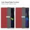  Samsung Galaxy Tab A8 10.5 (2021) Fodral Tri-Fold Shockproof Vinröd