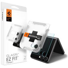 Spigen Spigen Galaxy Z Flip 7 GLAS.tR Fit Pro "Ez Fit" 2-PACK Sk&auml;rmskydd