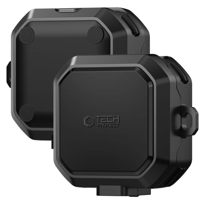 Bild 2, Tech-Protect Tech-Protect Galaxy Buds 4 / 4 Pro Skal MagSafe Carbonox Svart