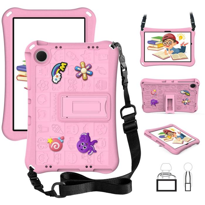 Bild 3,  Samsung Galaxy Tab A11 Plus / A9 Plus Skal EVA Kickstand Rosa