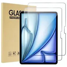  iPad Pro 11 2025/2024 2-PACK Sk&auml;rmskydd H&auml;rdat Glas