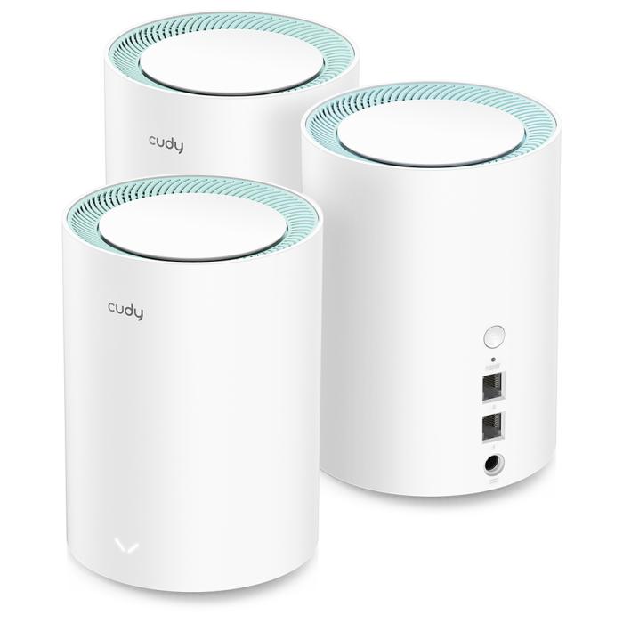 Bild 2, Cudy Cudy Mesh Solution M1300 3-pack AC1200 Gigabit Vit