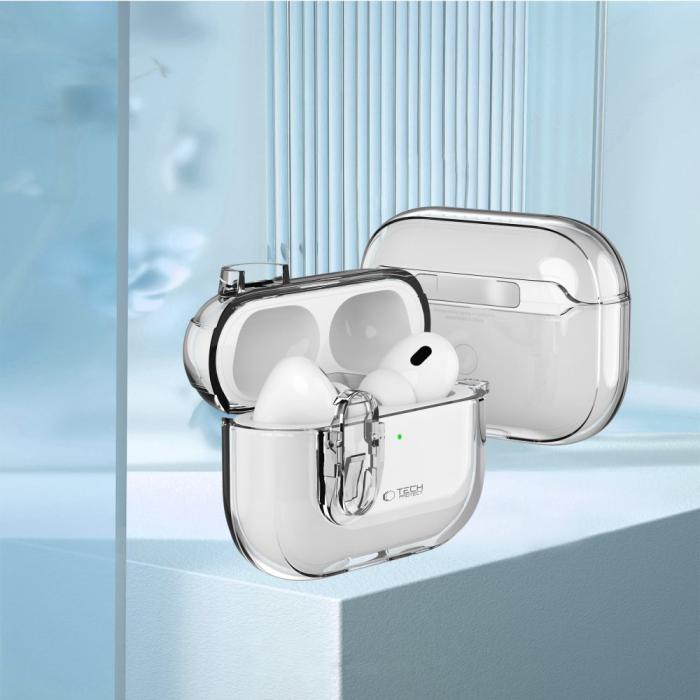 Bild 4, Tech-Protect Tech-Protect AirPods Pro 2/1 Skal Slim Hook Transparent