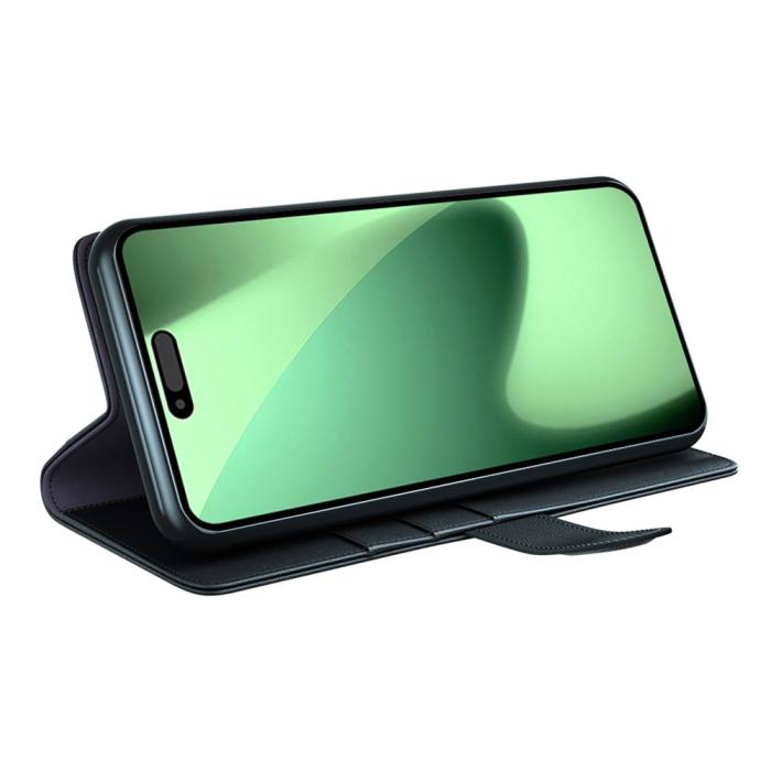 Bild 3,  iPhone 17 Pro Max Fodral Premium Äkta Läder Svart