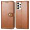  Samsung Galaxy A33 5G Fodral Solid Läder Brun