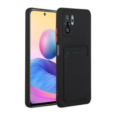  Xiaomi Redmi Note 10S - TPU Skal Med Kortfack - Svart