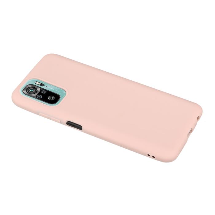 Bild 2,  Xiaomi Redmi Note 10S - Matt Shockproof TPU Skal - Ljus Rosa