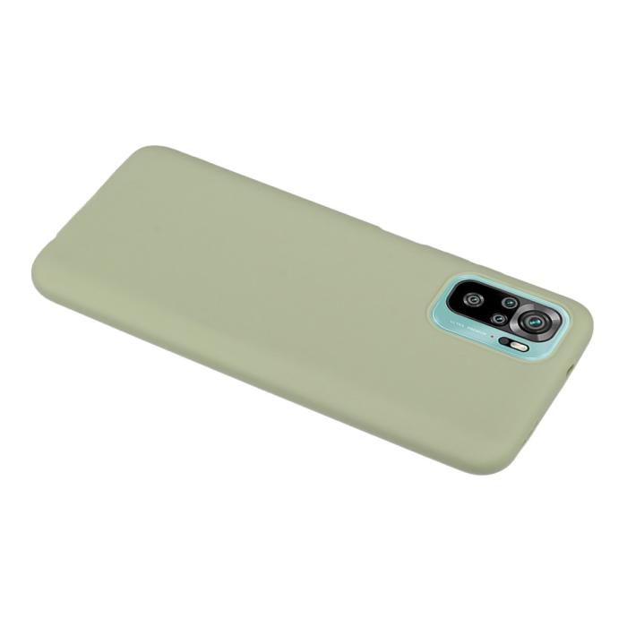 Bild 3,  Xiaomi Redmi Note 10S - Matt Shockproof TPU Skal - Grön