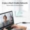 MINDPURE MINDPURE USB-C - RJ45 Nätverksadapter Svart