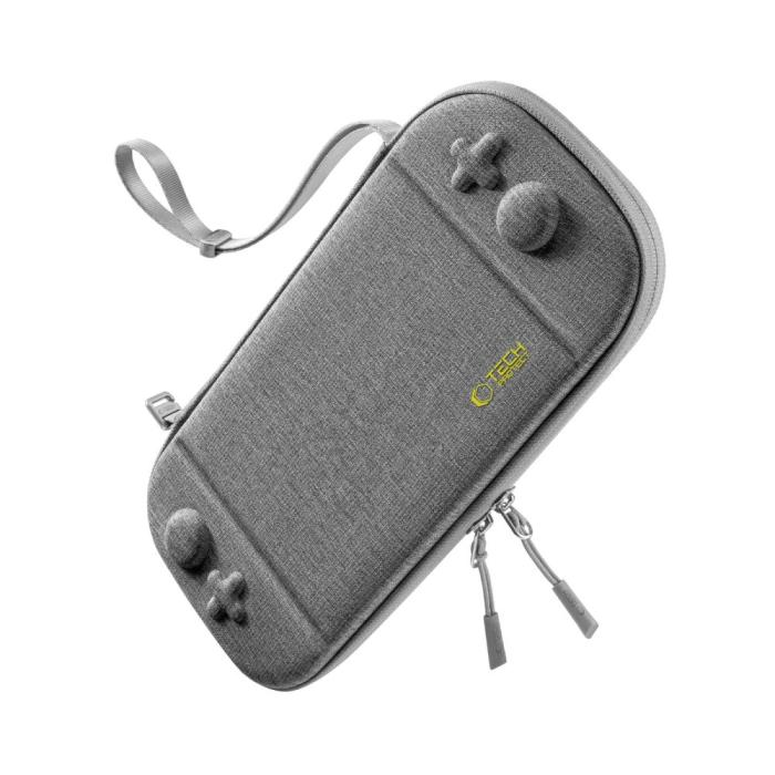 Bild 4, Tech-Protect Tech-Protect Nintendo Switch 2 Förvaringsväska Slim Pouch Grå