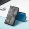  Samsung Galaxy S25 Edge Fodral Med Fjäril Tryck Svart