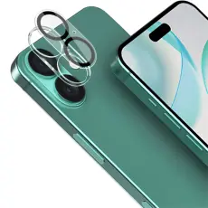 IMAK IMAK iPhone 16/16 Plus Linsskydd H&auml;rdat Glas