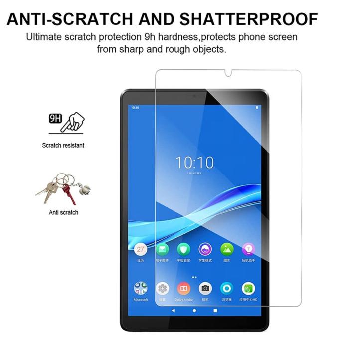 Bild 3,  Lenovo Tab M8 (Gen 4) Skärmskydd Härdat Glas Transparent