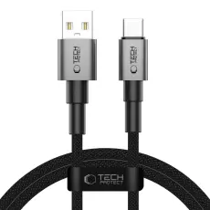 Tech-Protect Tech-Protect 1m 15W/3A USB-C - USB-A Kabel UltraBoost Iron Grey