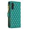 BINFEN BINFEN Galaxy A35 5G Fodral Diamond Multifunktionell Grön