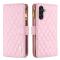 BINFEN BINFEN Galaxy A35 5G Fodral Diamond Multifunktionell Rosa