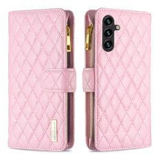 BINFEN BINFEN Galaxy A35 5G Fodral Diamond Multifunktionell Rosa