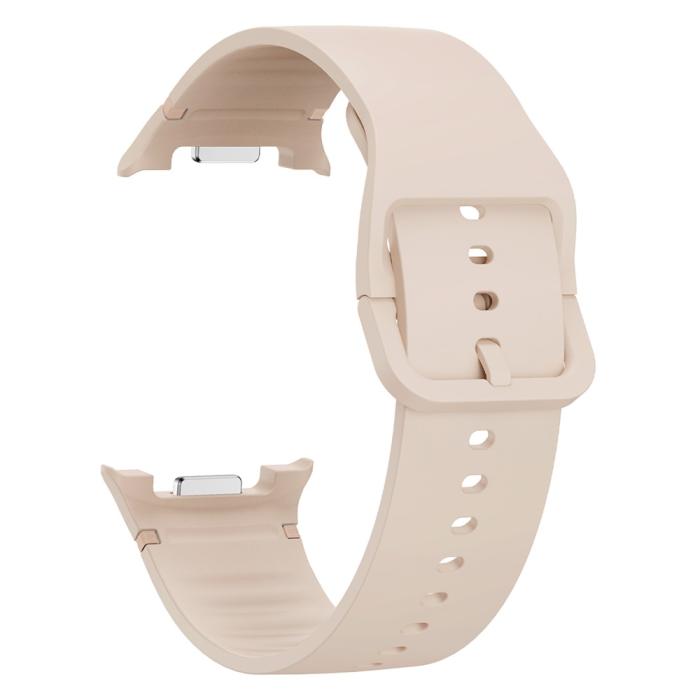 Bild 2, KALEBOL KALEBOL Galaxy Watch 8 46/44/40 mm Armband Silikon Beige