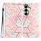  Samsung Galaxy A37 5G Fodral Med Tryck Rosa Marmor