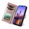  Samsung Galaxy A16 / A26 5G Fodral Rhombus Läder Roséguld