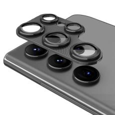 ENKAY ENKAY Galaxy S25 Ultra Linsskydd Aluminium H&auml;rdat Glas Svart