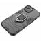  iPhone 15 Skal Hybrid Armor Ring Svart