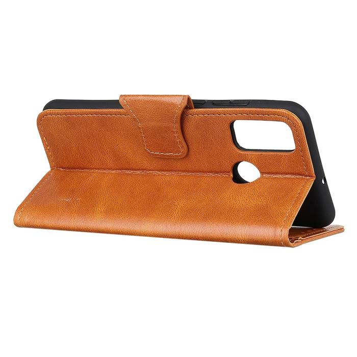 Bild 3,  Xiaomi Redmi 9C Fodral Crazy Horse Läder Brun