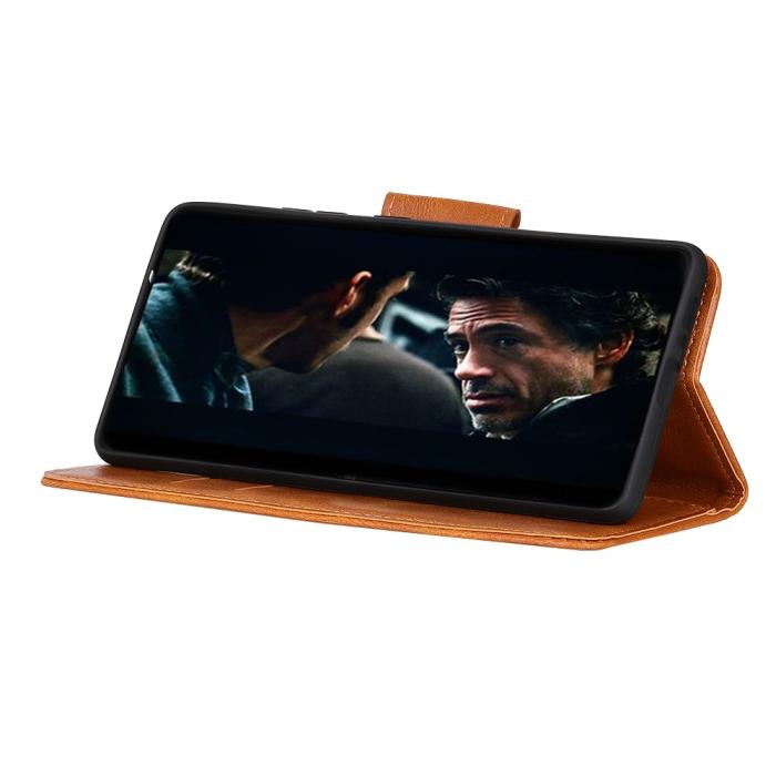 Bild 5,  Xiaomi Redmi 9C Fodral Crazy Horse Läder Brun