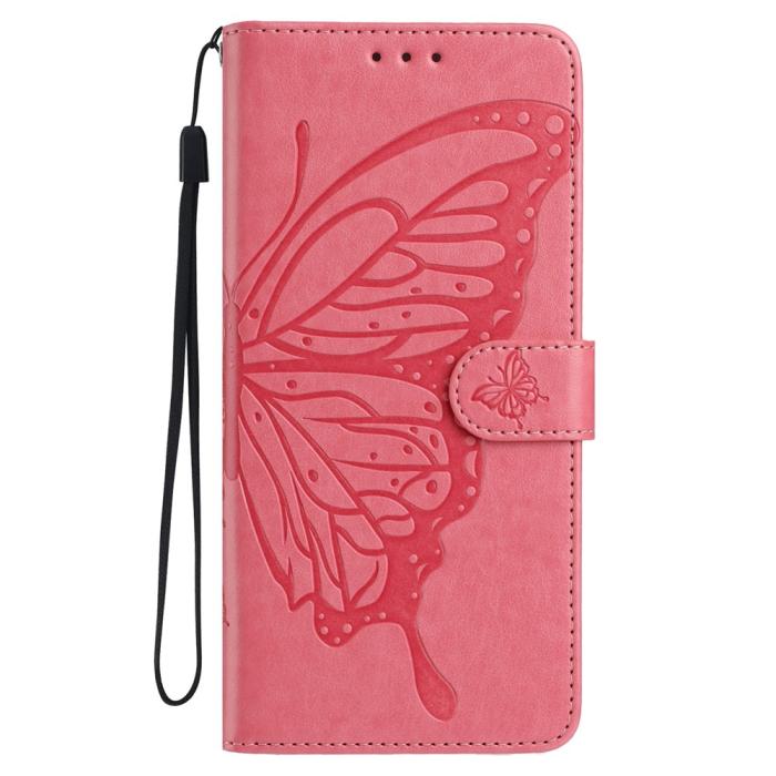 Bild 4,  Honor 400 Lite Fodral Fjäril Tryck Rosa